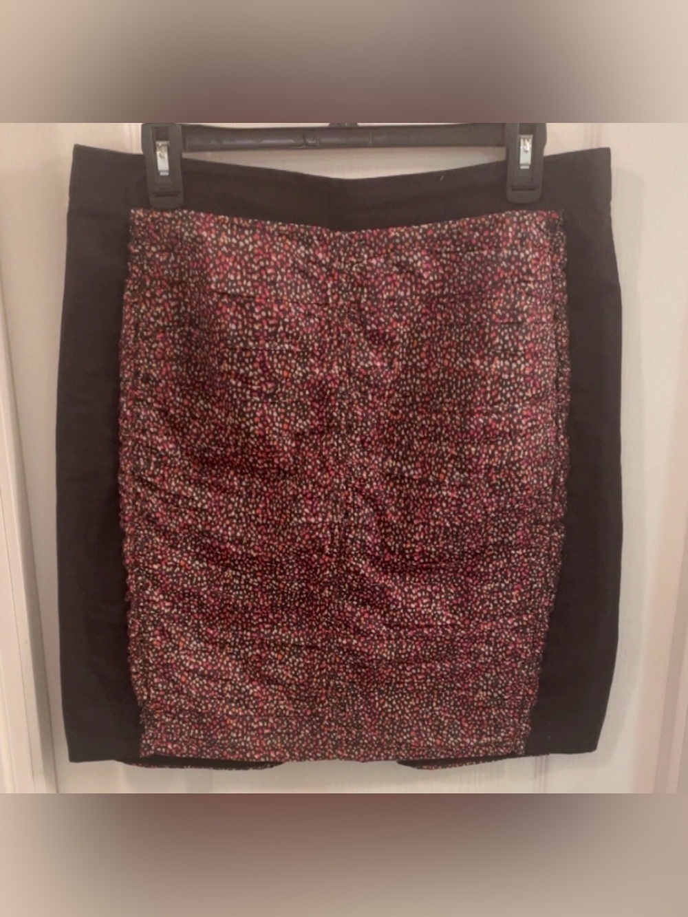 J. Crew Black and Multicolored Patterned Skirt - Picture 1 of 5